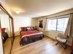 Mammoth Condo Rental Arrowhead 4: Private master bedroom with a King size bed